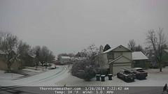 January 26, 2024 - A little shot of snow in Thornton. (ThorntonWeather.com)