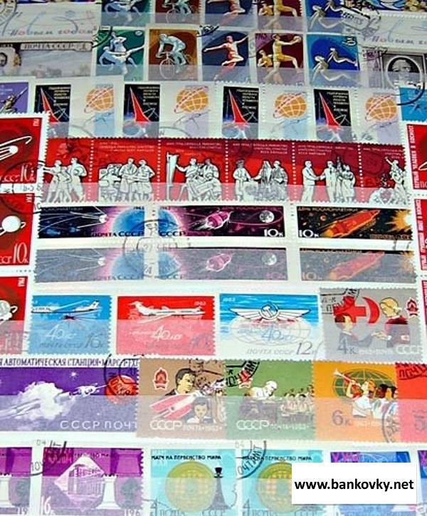 Soviet Union 300 various special stamps in complete Expenditure