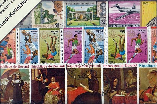 Burundi 50 various special stamps