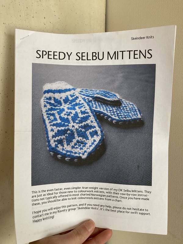 Knitted Accessories:  Speedy Selbu Mittens, Shik'is Headband, and Another Minted Hat