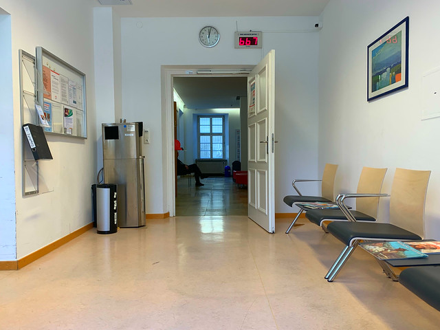 Wartebereich Aufnahme Klinik Thalkirchner Straße