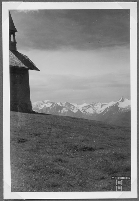 ArchivTappen40(4N)Album6H657 Panorama, Schmittenhöhe, Zell am See, 1950er