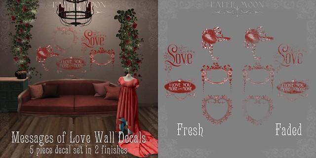 *pm* Messages of Love Wall Decals