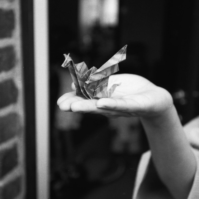 Origami : Handmade Paper Dragon. (35mm) | Exp. 11/2021 AgfaPhoto APX 100.