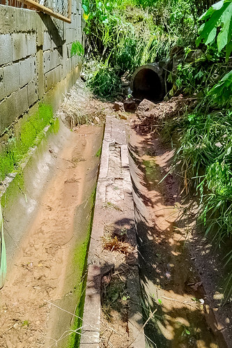 01/02/2024 - Varjão tem bocas de lobo limpas e asfalto recapeado após chuva forte