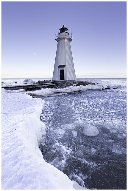 Vanäs lighthouse January 23rd.