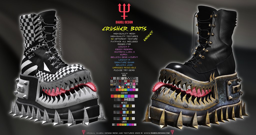 Diaboli Design - Crusher Boots