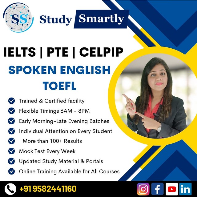 Study Smartly | Best IELTS | PTE | TOEFL | CELPIP Coaching Ghaziabad | Noida | Gurgaon