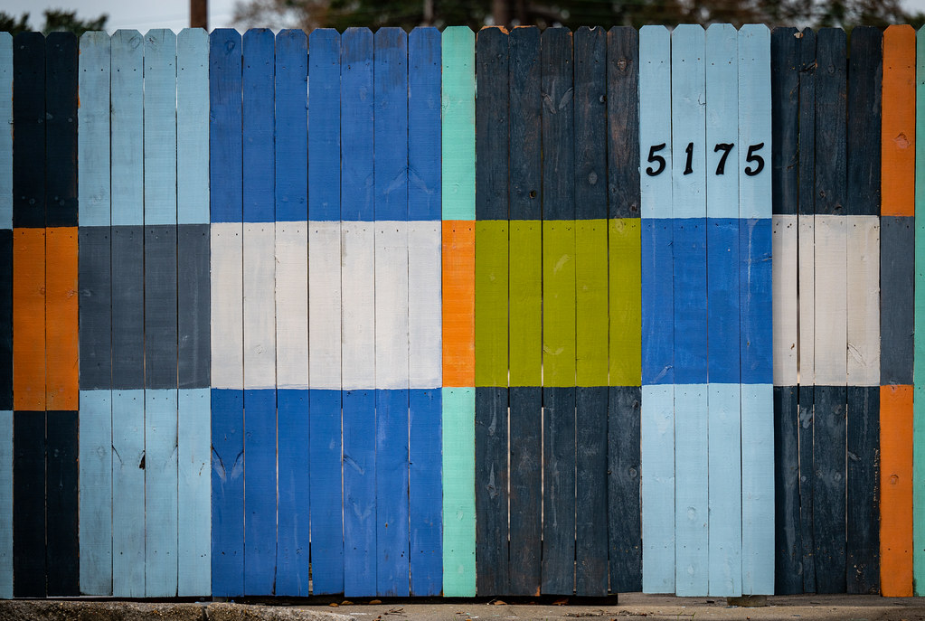 Colorful Fence Pieces