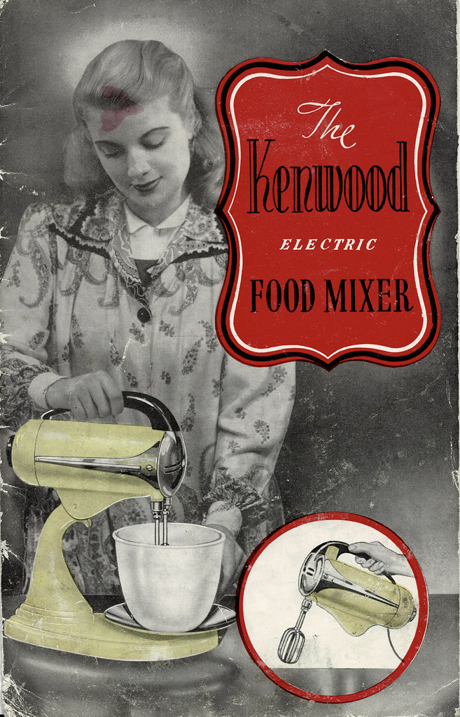 The Kenwood Electric Food mixture : instruction booklet : Woodlau Industries Ltd. : Kenwood Works : Old Woking : UK : nd [1948]