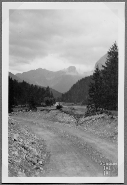 ArchivTappen40(4N)Album6H669 Bergwelt, Karwendel, Hinterriß, Tirol, 1950er
