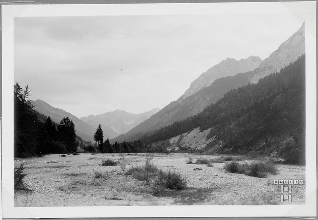 ArchivTappen40(4N)Album6H666 Bergwelt, Karwendel, Hinterriß, Tirol, 1950er