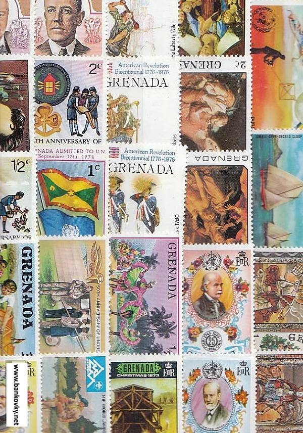 Grenada 50 various special stamps unmounted