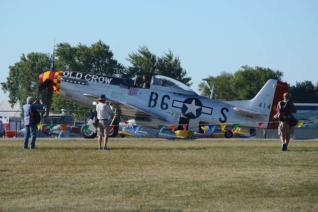 EAA2022Sat-0050a North American P-51D Mustang Old Crow 414450 NL451MG