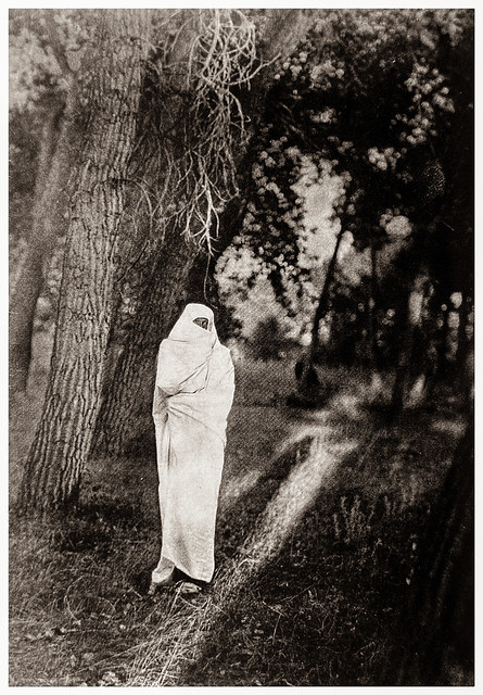 Cheyenne, “Waiting in the Forest,” photograph by Edward S. Curtis (1910).