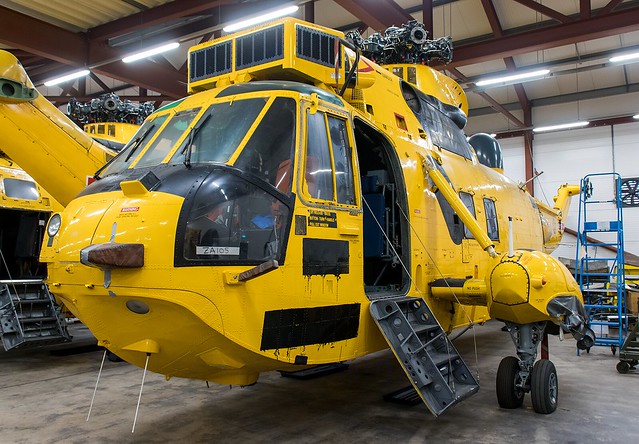 ZA105 | Royal Air Force Search and Rescue | Westland Sea King HAR.3 | Heliops | Somerton
