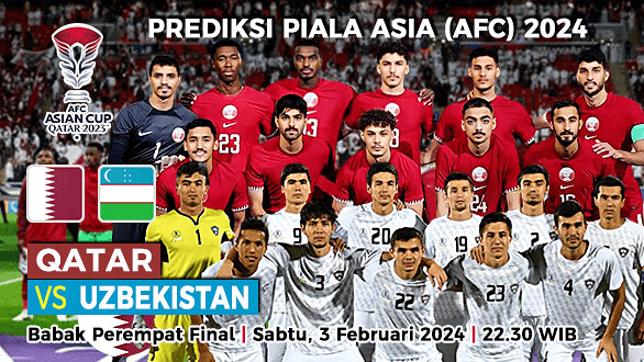 Prediksi Qatar vs Uzbekistan di Babak Perempat Final Piala Asia 2024