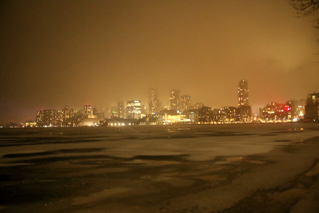 Toronto Waterfront: Toronto Skyline Seen From Polison Pier