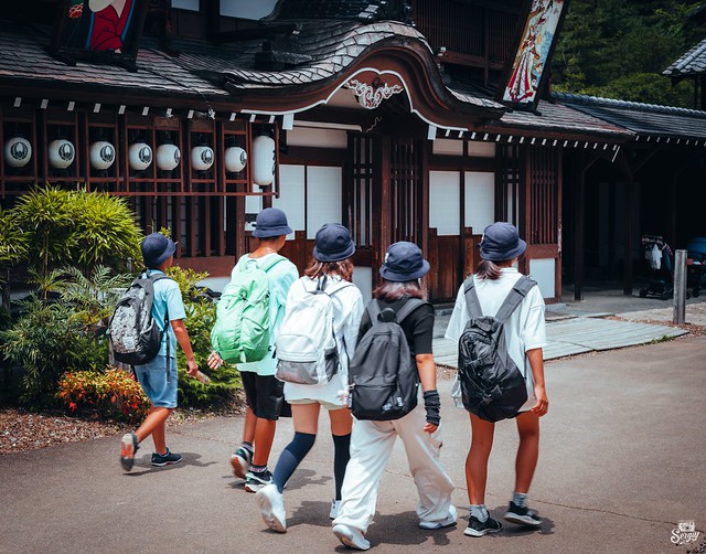 Tourists in Edo Wonderland