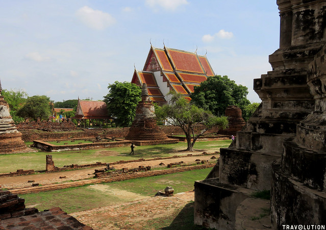 Wat Mongkhon Bophit Hall, Ayutthaya, Thailand