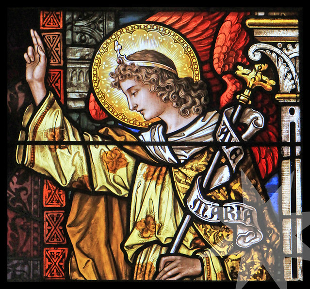 Detail - The Annunciation - Gabriel