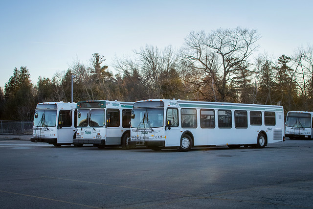 Leased buses in Durham
