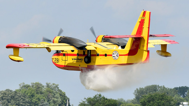 Canadair CL-215-1A10 C-GBPD Water Bomber This seaplane