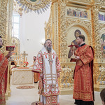 4 февраля 2024, Литургия в Спасо-Преображенском кафедральном соборе (Тверь)