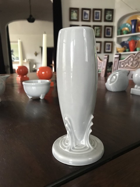 Fiesta Pearl Grey Bud Vase