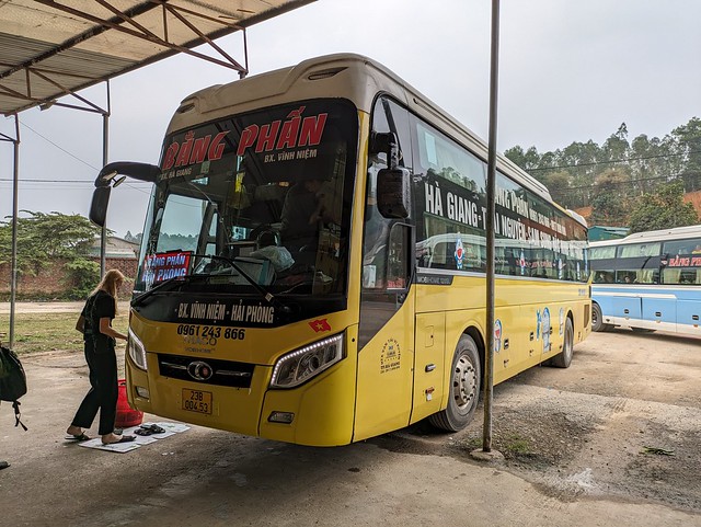 Our Bus - On the Bus from Ha Giang to Haiphong, Vietnam