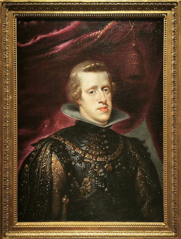 pintura retrato de Felipe IV con traje de brocado 1632 de Taller de Rubens Museo Galería de las Colecciones Reales Patrimonio Nacional Madrid