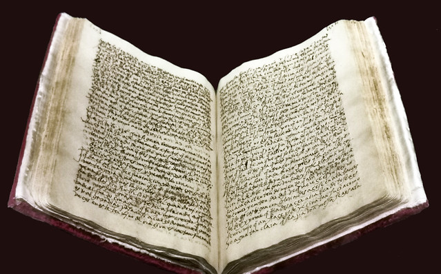 libro manuscrito autobiografia La vida de Maria Teresa de Jesús 1565 de Santa Teresa de Jesús Museo Galería de las Colecciones Reales Patrimonio Nacional Madrid