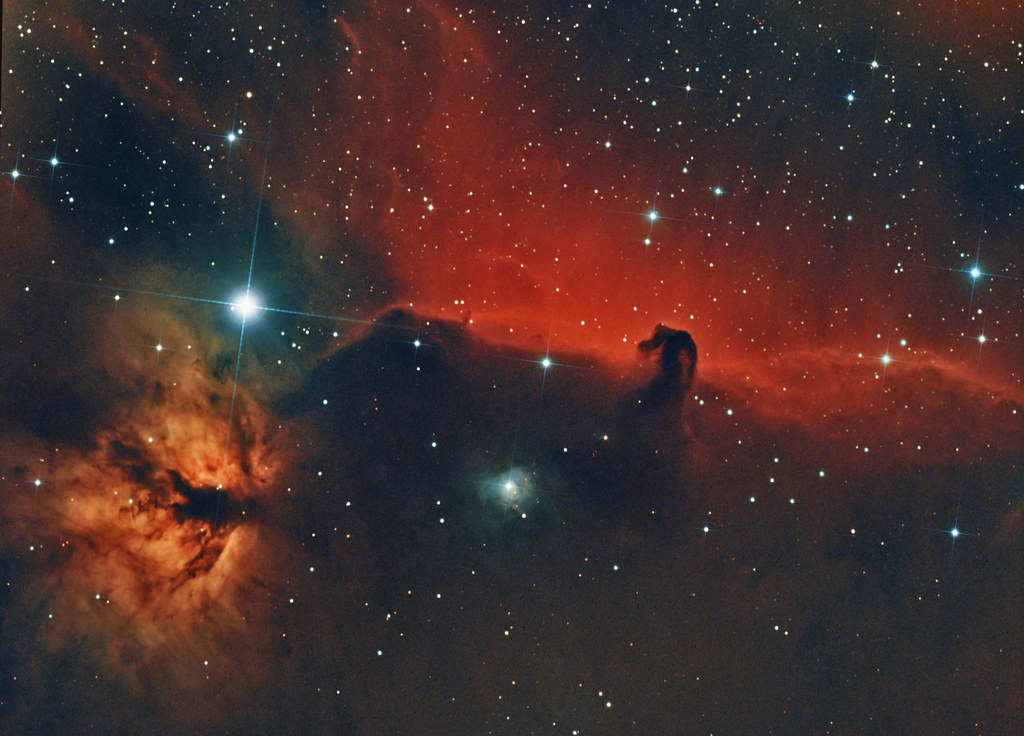 The Horsehead and Flame Nebulae in Orion. Narrowband. Janu… | Flickr