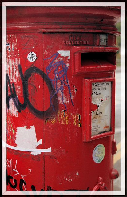 postbox red - monday to friday