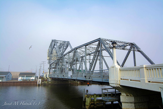 Ashtabula Lift Bridge in the Fog
