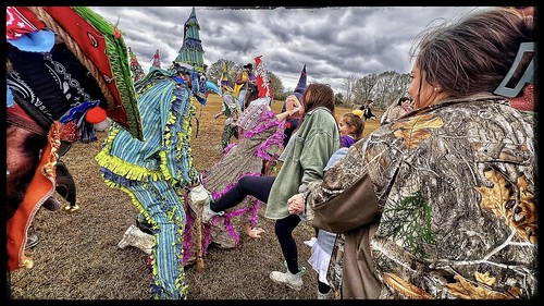 Courir de Mardi Gras de L'Anse in Church Point, Louisiana on Saturday, February 3, 2024. Photo by MJ Mastrogiovanni.