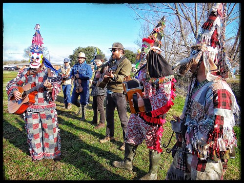 Les Malfecteurs Courir in Church Point, Louisiana on Saturday, January 27, 2024. Photo by MJ Mastrogiovanni.