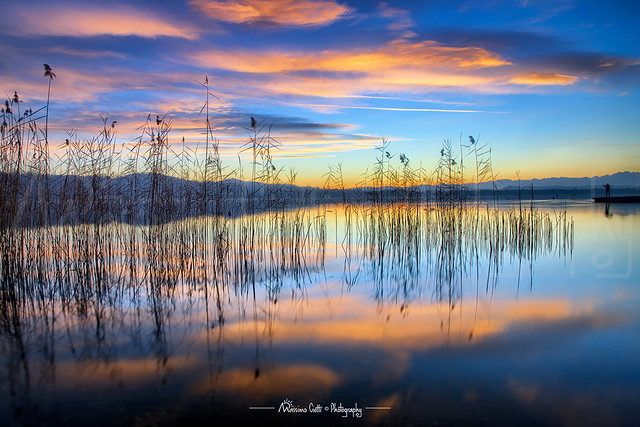 Sunset Varese Lake - Italy