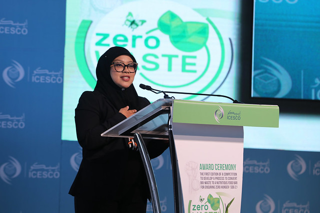 تسليم جائزة الإيسيسكو لتحويل النفايات العضوية إلى ألواح غذائية