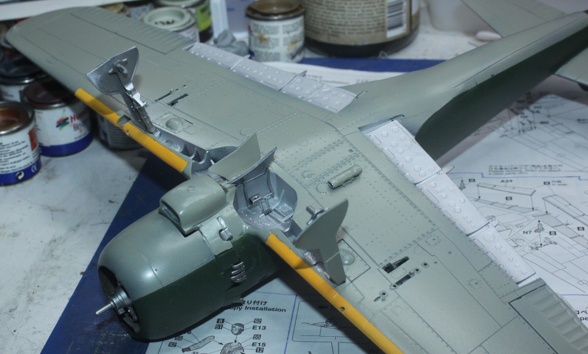 Nakajima Ki-84 Hayate (Frank), Hasegawa 1/32 - Sida 3 53510546221_8382a31c26_k