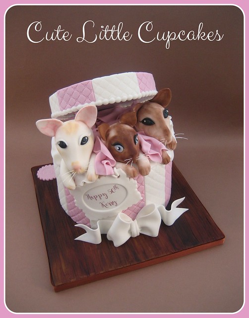 Siamese Cats Birthday Cake