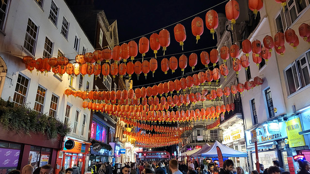 London Chinatown Nightshot