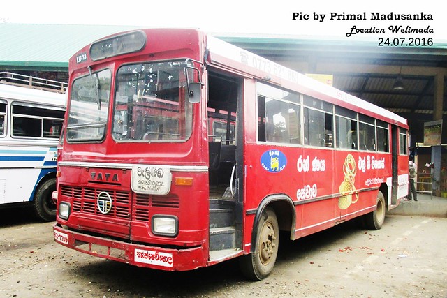 62-7709 Keppetipola (KPP) Depot Tata LPO 1313/55 Wesco Semi Luxury B+ type bus at Welimada in 24.07.2016