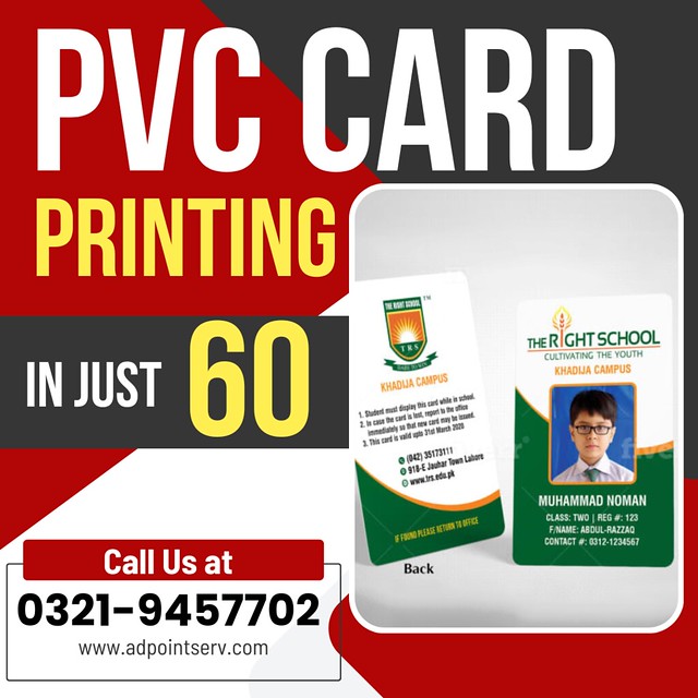 Best PVC ID Cards Printing Service in Lahore | Ad Point