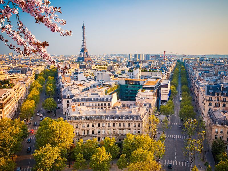 best places to visit in Europe in April - Paris