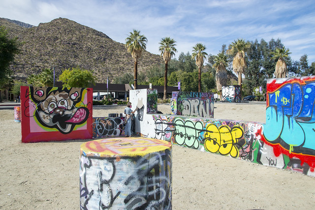 Downtown Palm Springs Graffiti Park