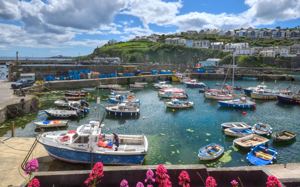 The inner harbour at Mevagissey, Cornwall
