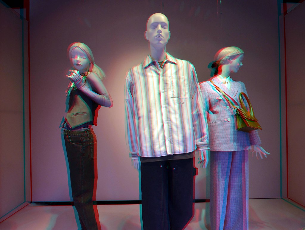 Mode-poppen Bijenkorf Rotterdam 3D