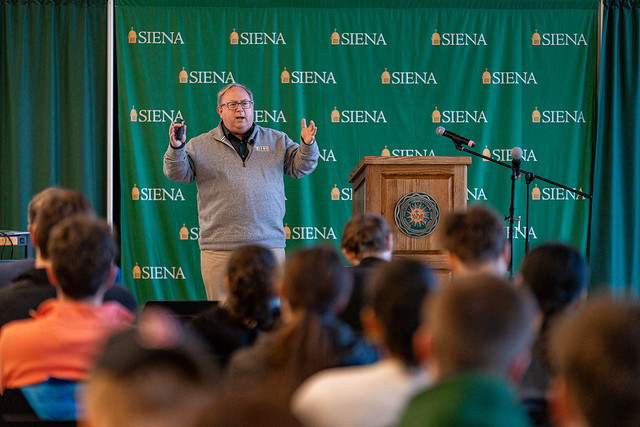 Commissioner McDonald Returns to Siena College to Talk Health Care Leadership and Health Equity