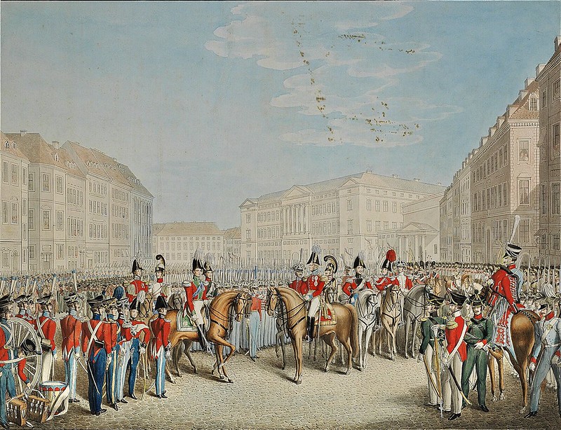 Georg Emanuel Opitz (1775-1841) - Die Königl. Dänische Armée Revue in Copenhagen